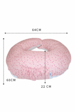 Cojín de lactancia impermeable XL Pink Love - Imagen 4