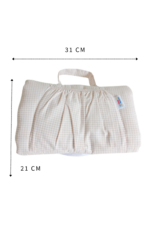 Mudador portátil Beige Cuadros - Imagen 5