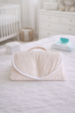 Mudador portátil Beige líneas