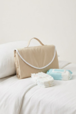 Mudador portátil lino beige