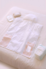 Mudador portátil lino rosa bebé - Imagen 5