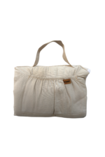 Mudador portátil lino beige crudo - Imagen 3
