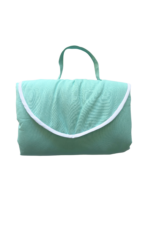 Mudador portátil lino verde menta - Imagen 2