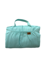 Mudador portátil lino verde menta - Imagen 3