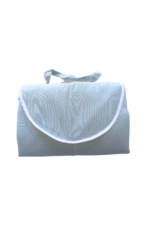 Mudador portátil lino azul bebé - Imagen 2