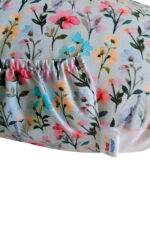 Cojín de lactancia impermeable Flores Acuarela - Imagen 4
